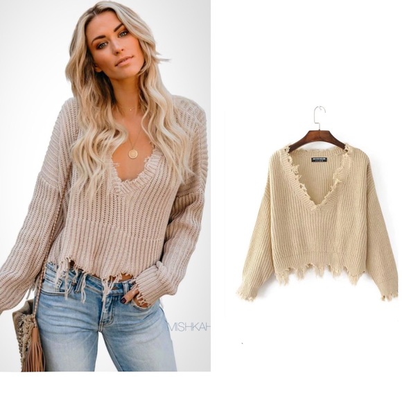 Sweaters - 🎉New Ripped Loose Pullover knitted Sweater